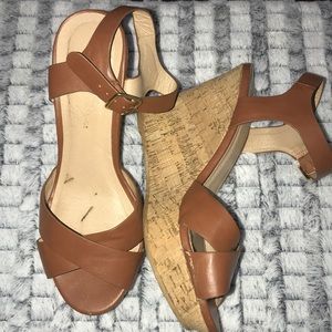 Tan wedges